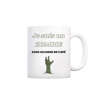 Mug en céramique blanc...