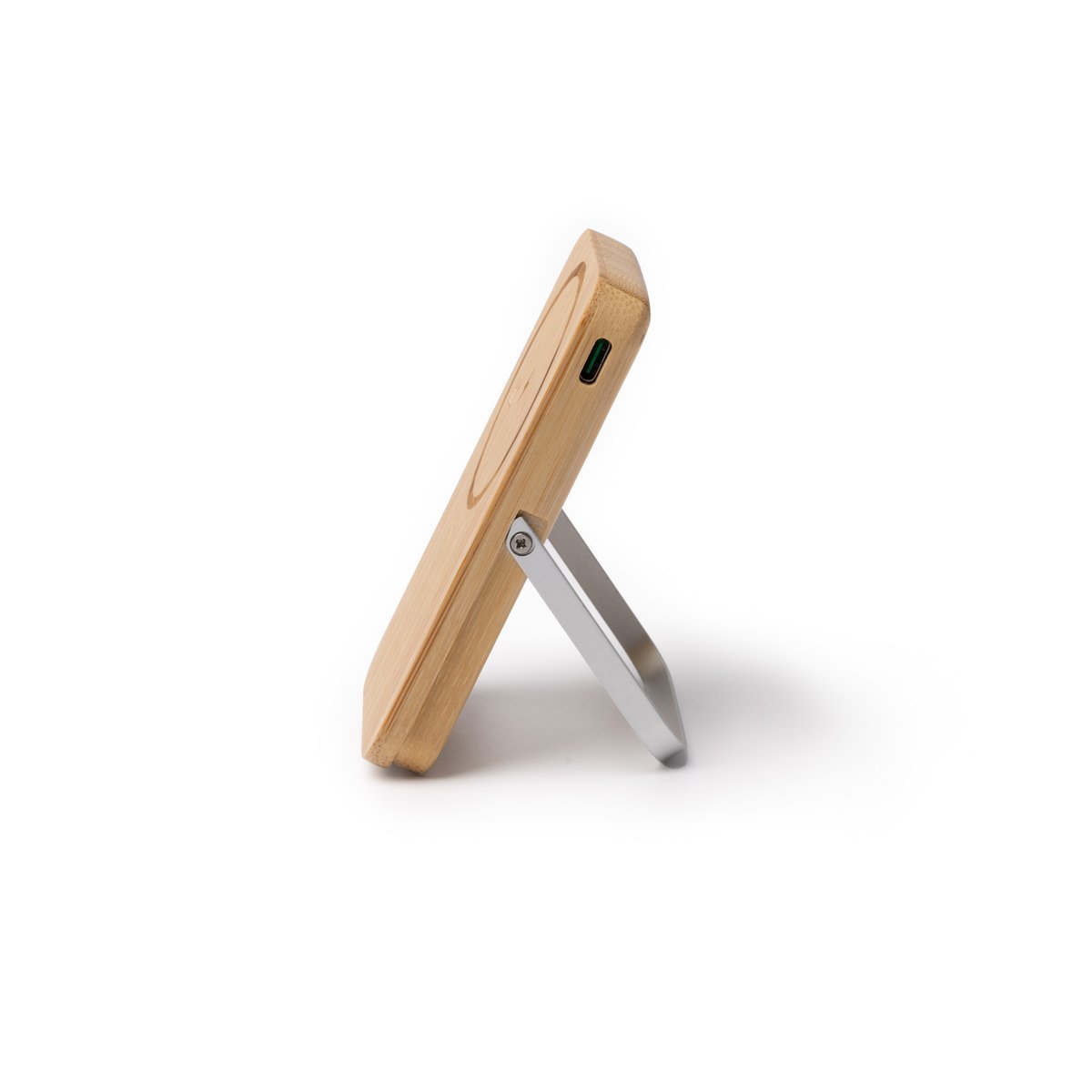 Autre vue : Batterie bambou avec support 5 000 mAh