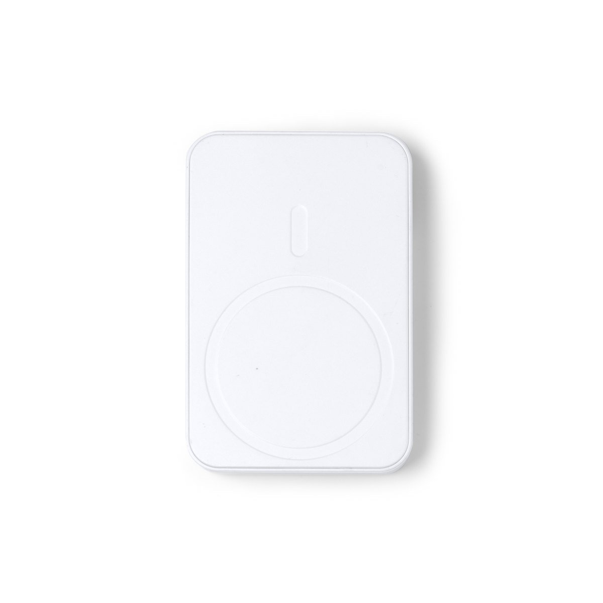 Autre vue : Batterie magnétique blanche et bambou 5 000 mAh