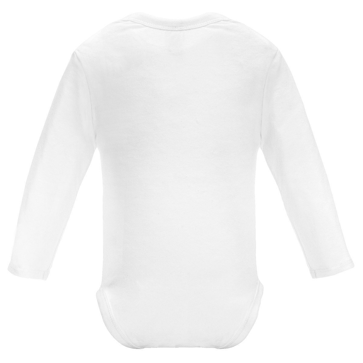 Body bébé manches longues – Blanc (dos)