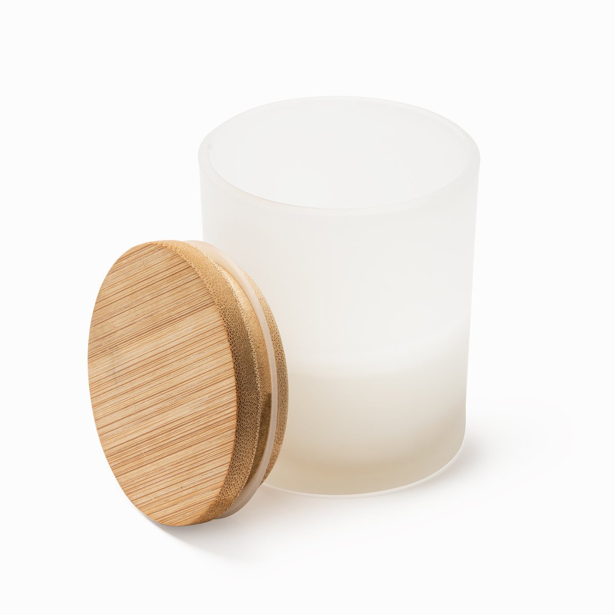 Autre vue : Bougie vanille verre translucide