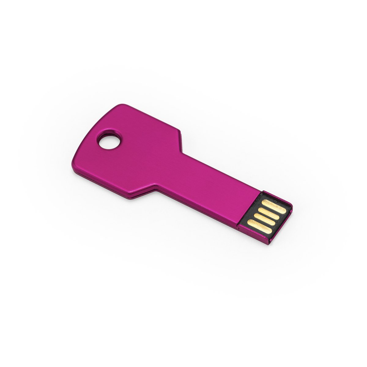 Clé USB alu en forme de clé 16 Go – Fuchsia