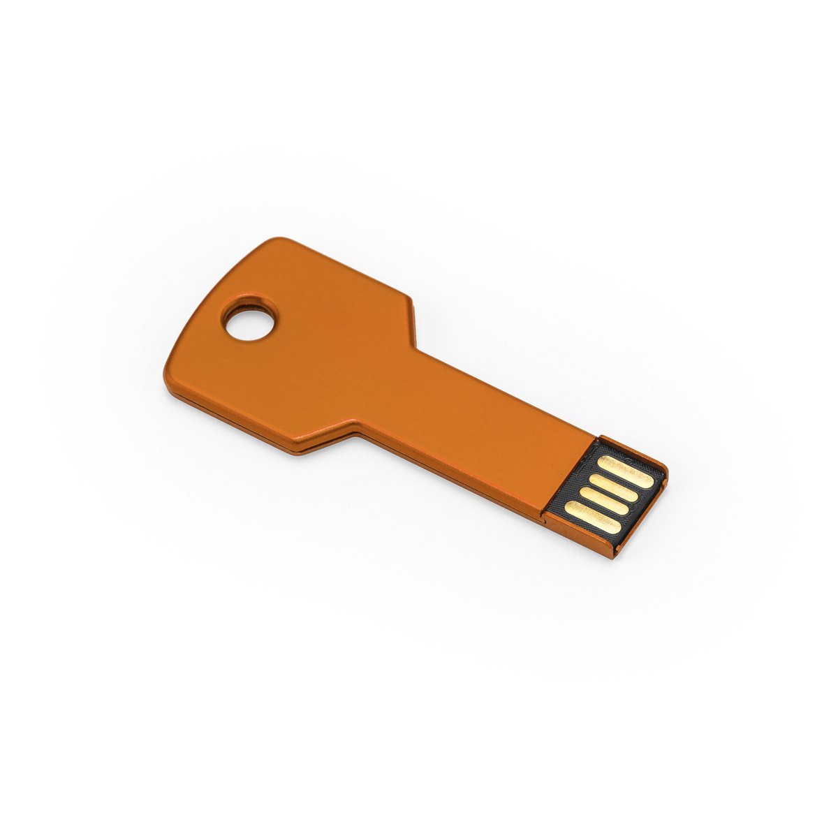 Clé USB alu en forme de clé 16 Go – Orange