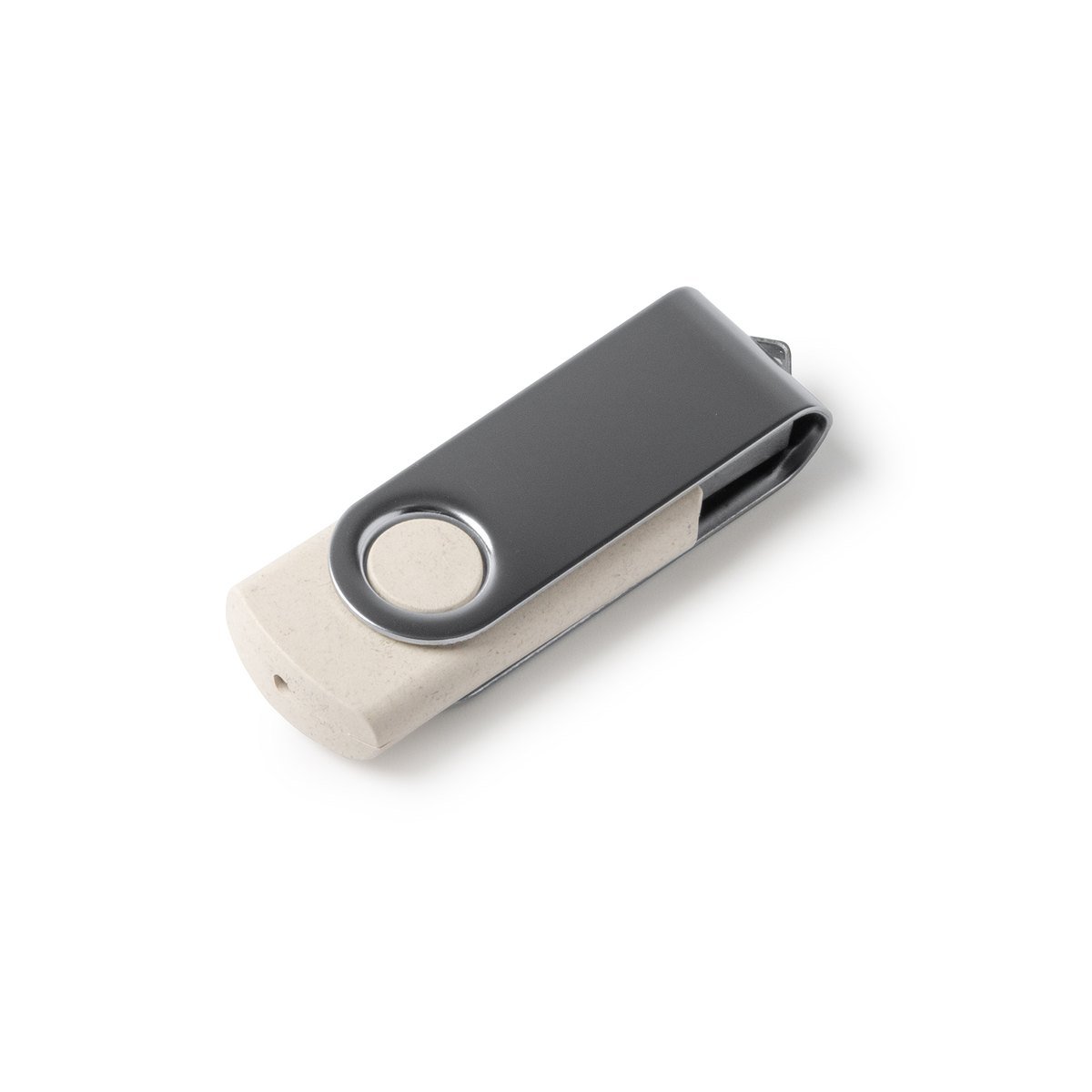 Autre vue : Clé USB fibre de blé clip métal 16 Go