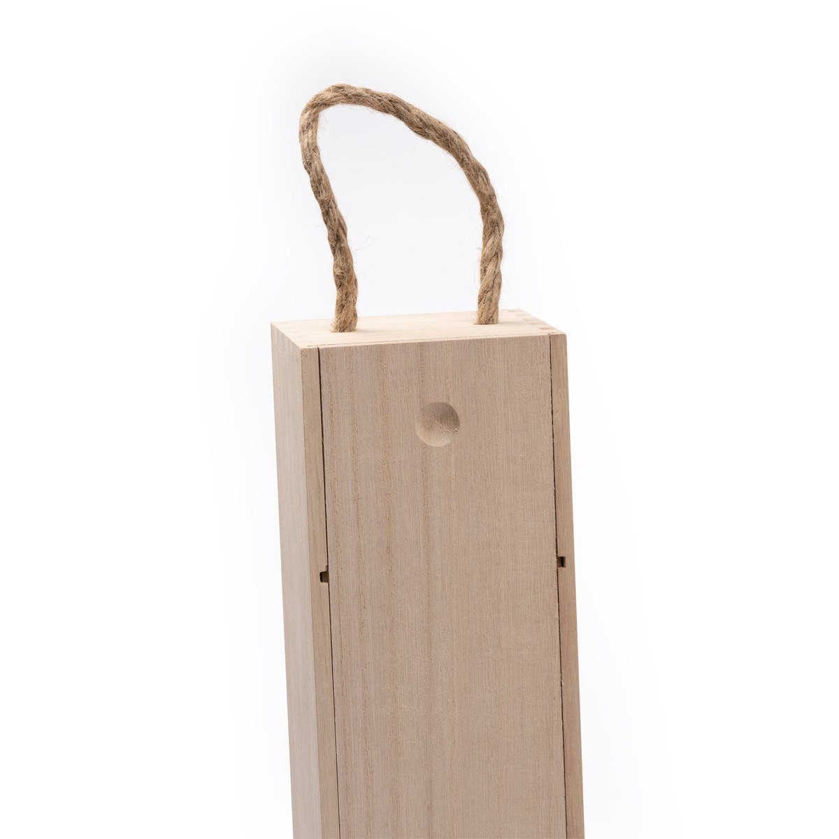 Autre vue : Coffret bouteille en bois