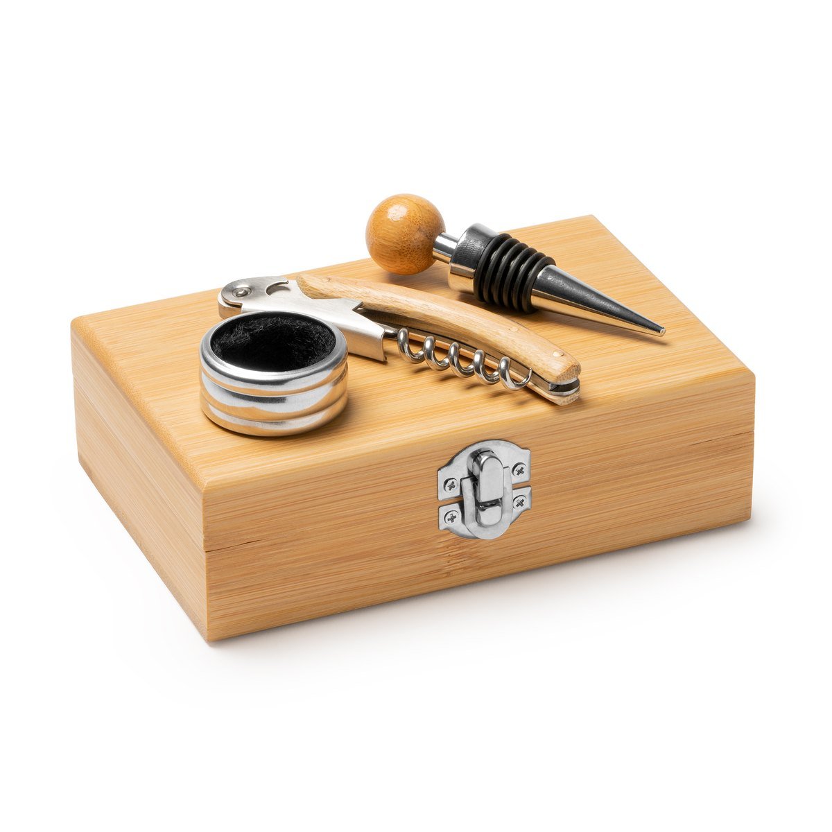Autre vue : Coffret sommelier bambou
