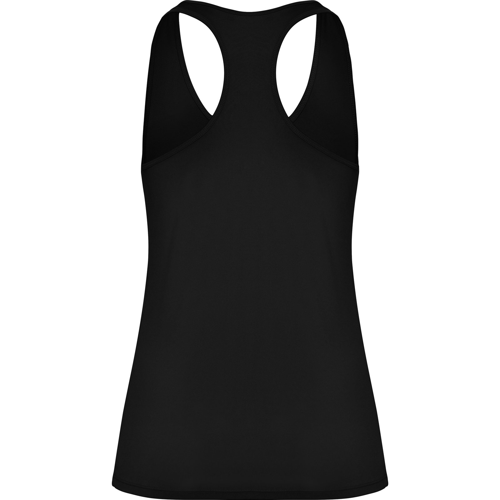 Débardeur technique femme – Noir (dos)