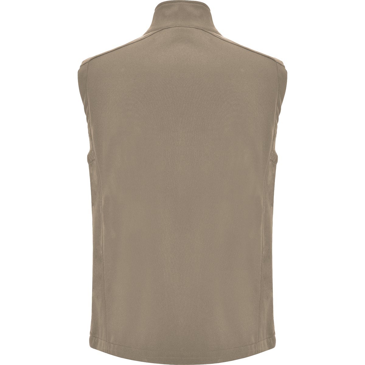 Gilet softshell – Sable foncé (dos)