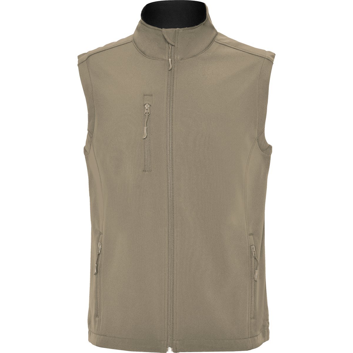 Gilet softshell – Sable foncé