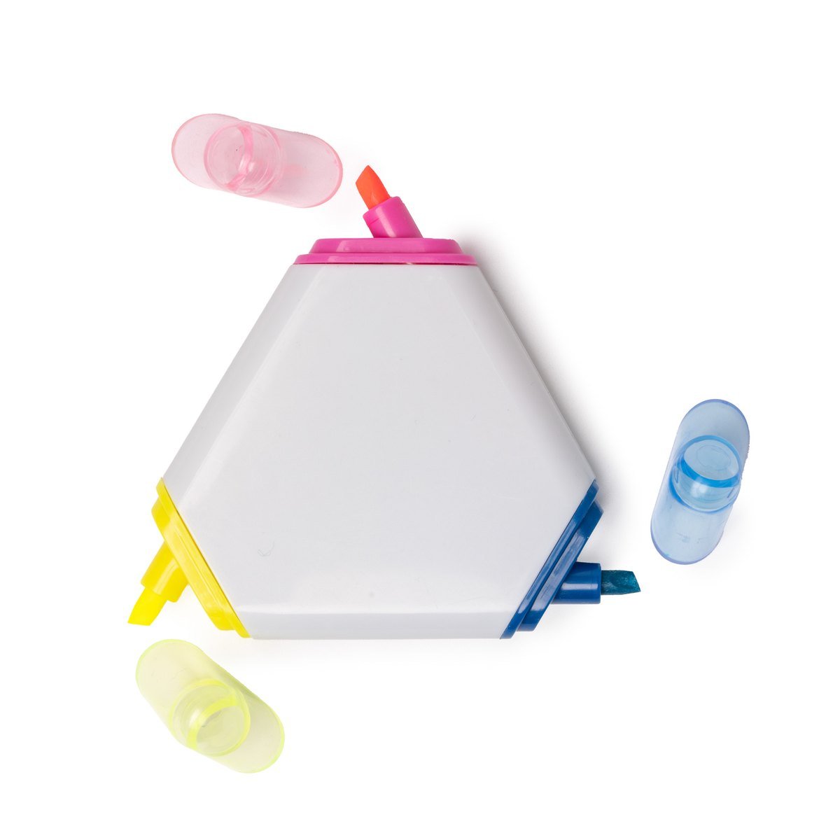 Autre vue : Surligneur triangle 3 couleurs