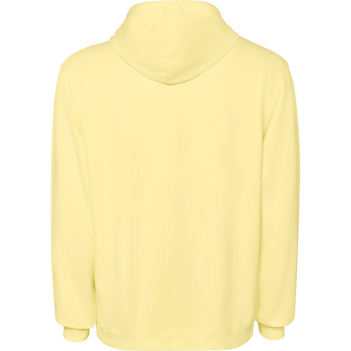 Sweat à capuche délavé Kenia – Jaune doux délavé (dos)
