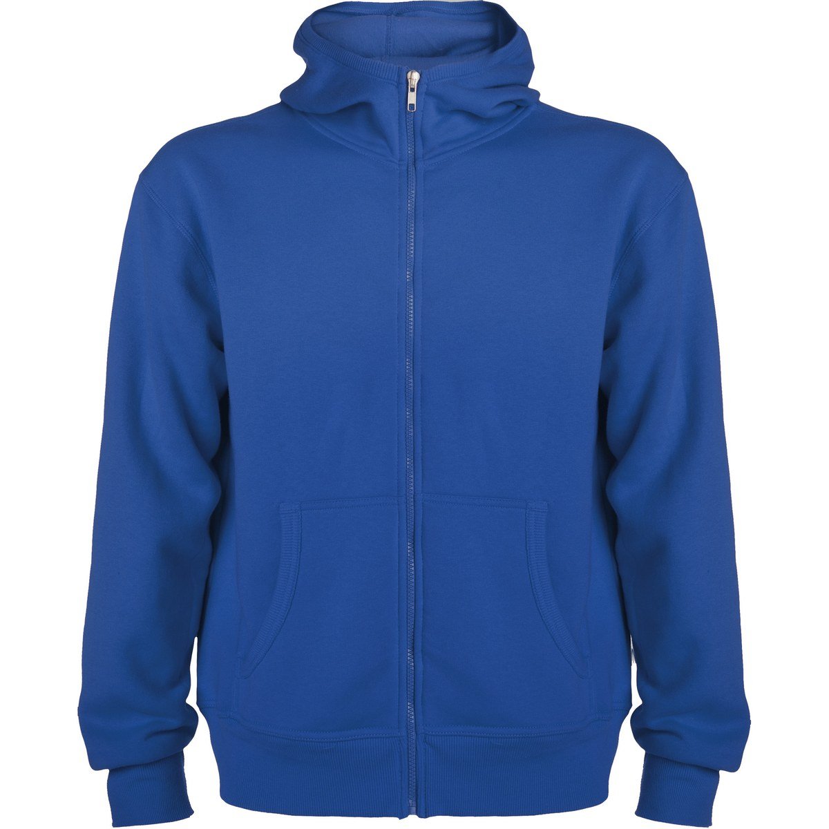 Sweat à capuche zippé – Bleu royal