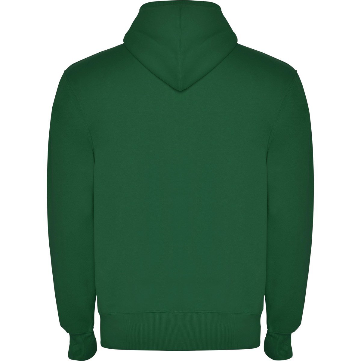 Sweat à capuche zippé – Vert bouteille (dos)