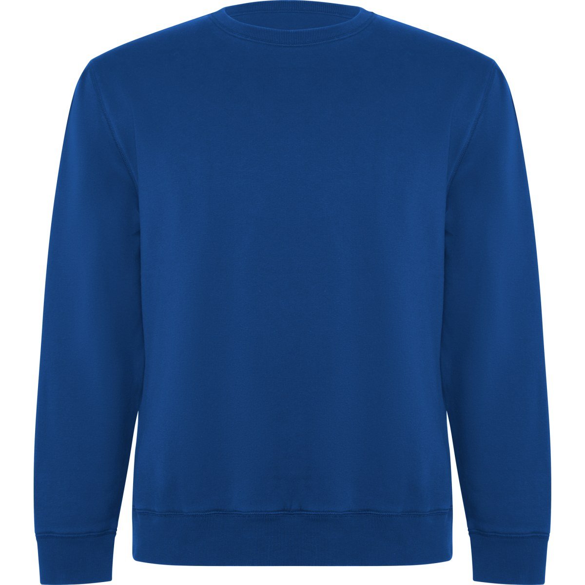 Sweat col rond bio Batian – Bleu royal