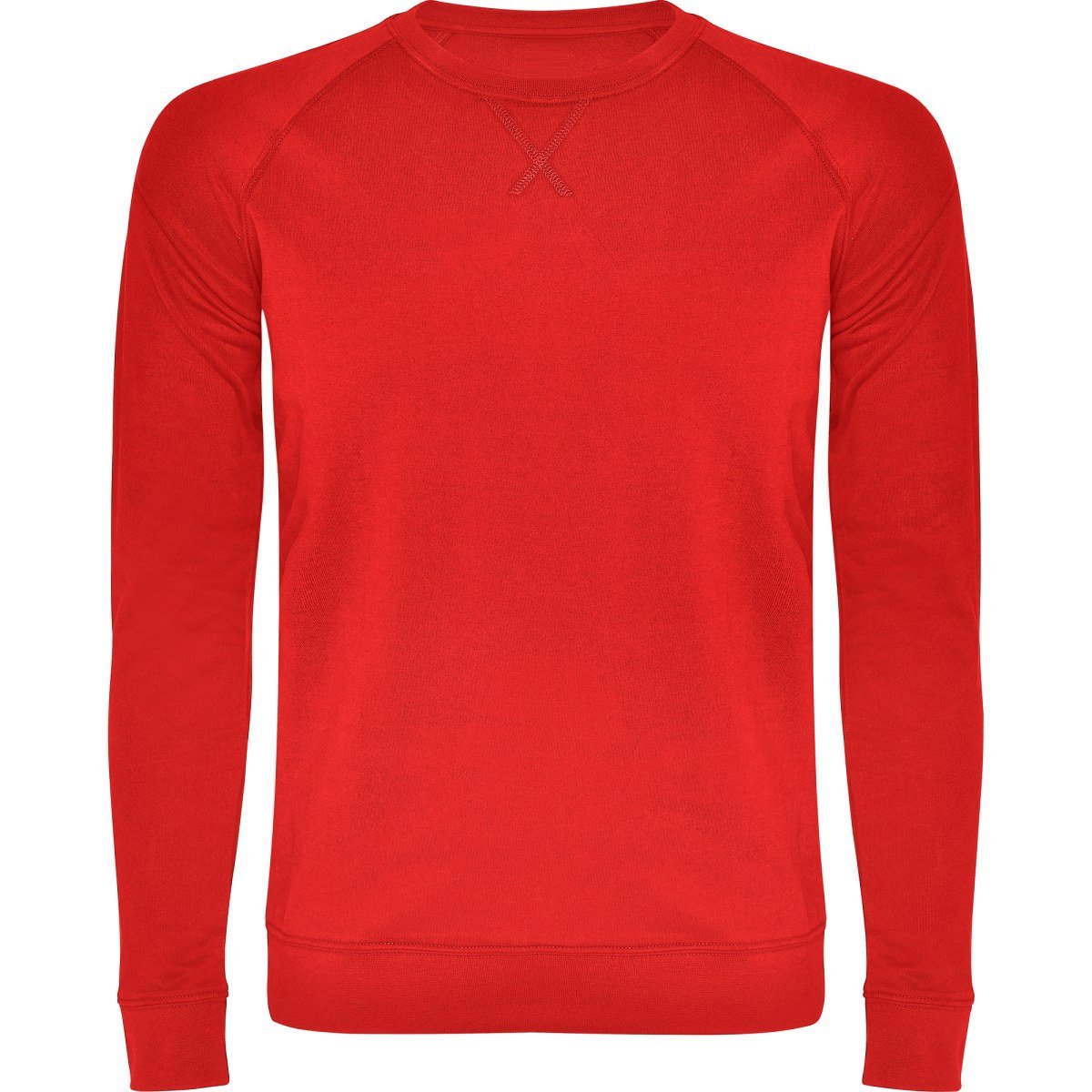 Sweat col rond coton Annapurna – Rouge