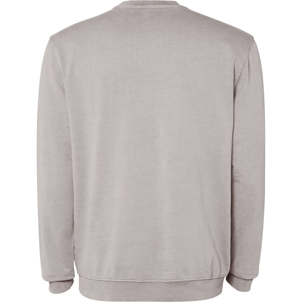 Sweat col rond délavé Jaya – Gris pierre délavé (dos)