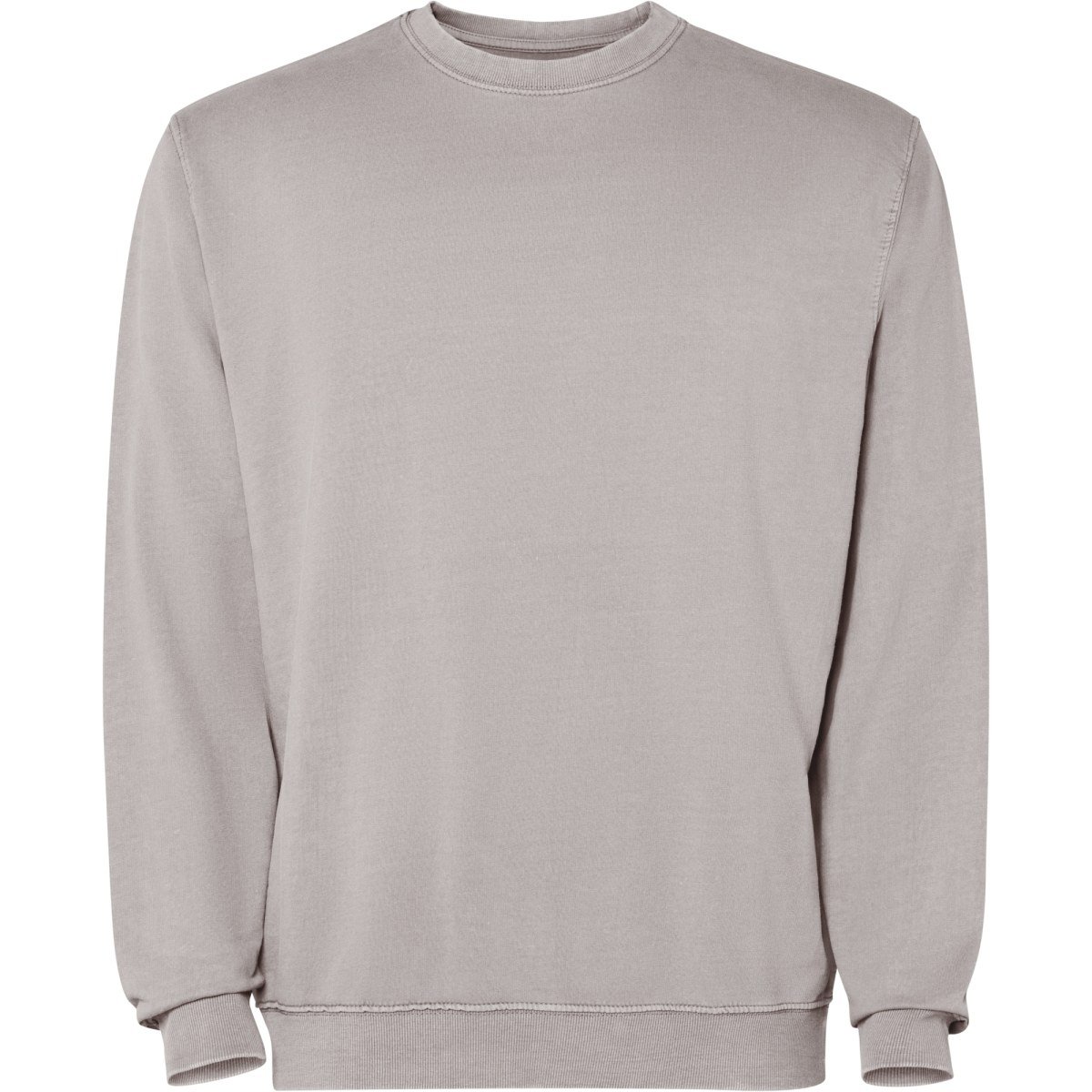 Sweat col rond délavé Jaya – Gris pierre délavé