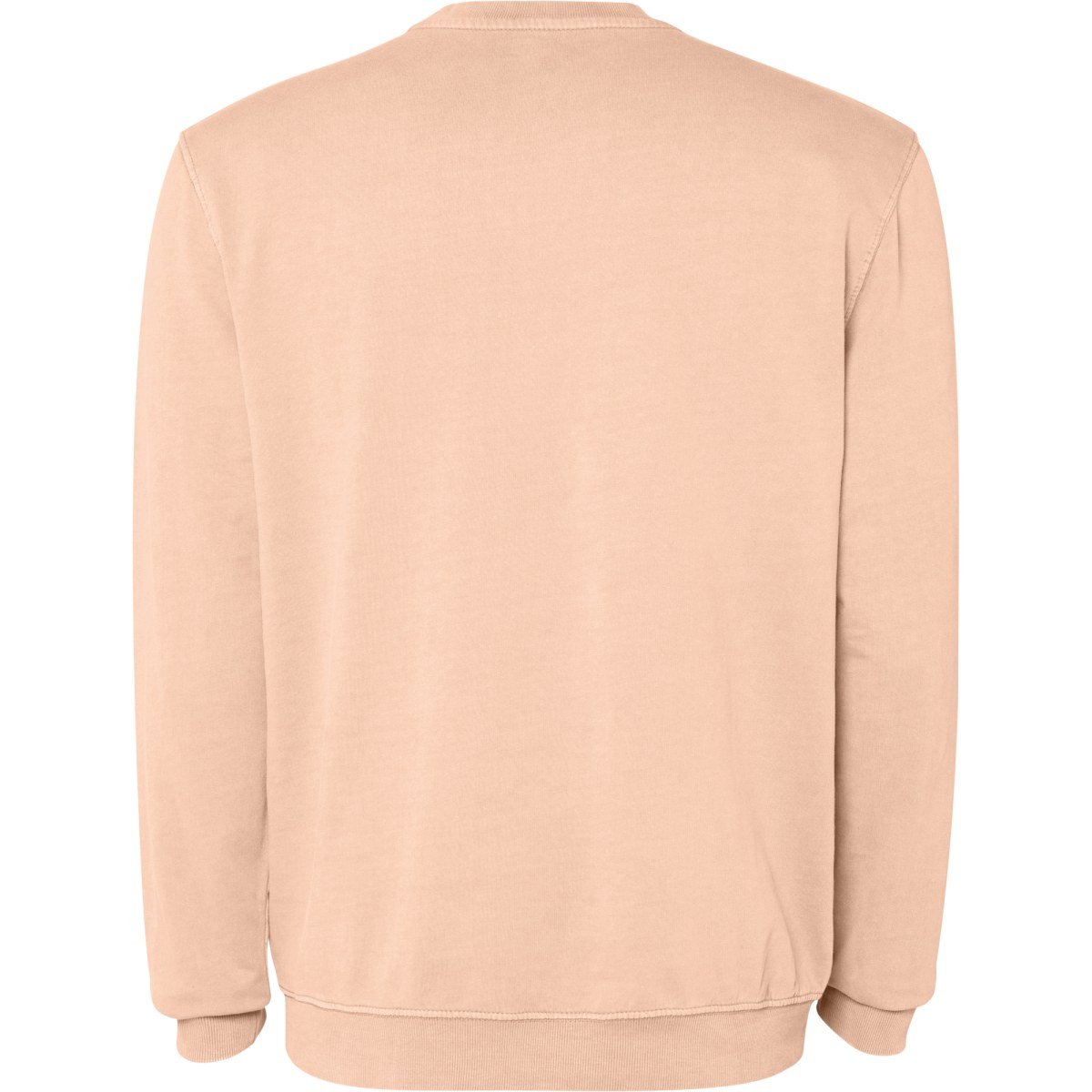 Sweat col rond délavé Jaya – Papaye délavé (dos)