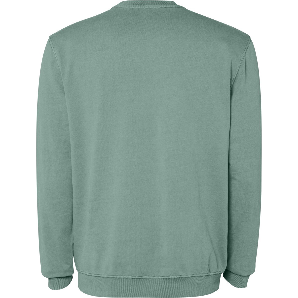 Sweat col rond délavé Jaya – Vert canard délavé (dos)