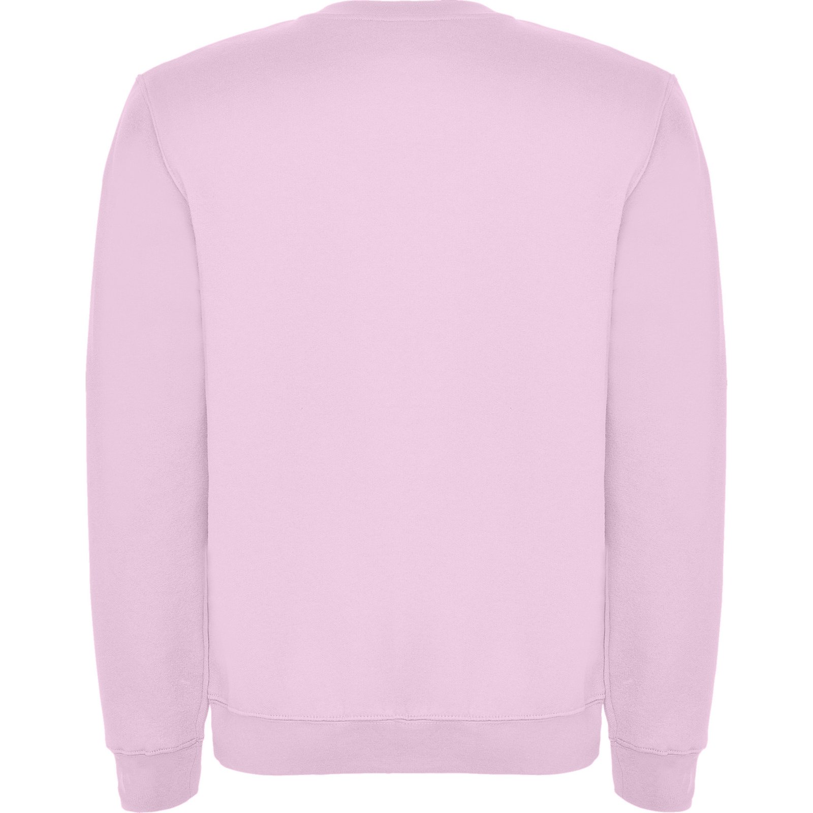 Sweat col rond – Rose clair (dos)