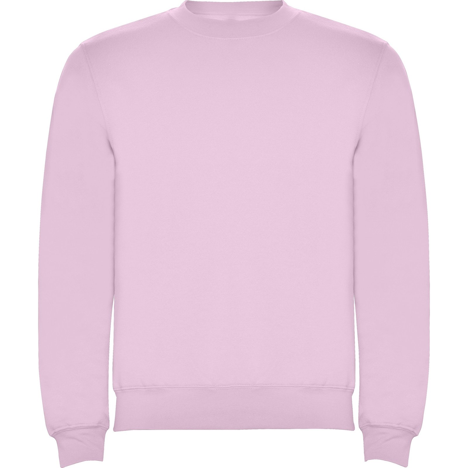 Sweat col rond – Rose clair