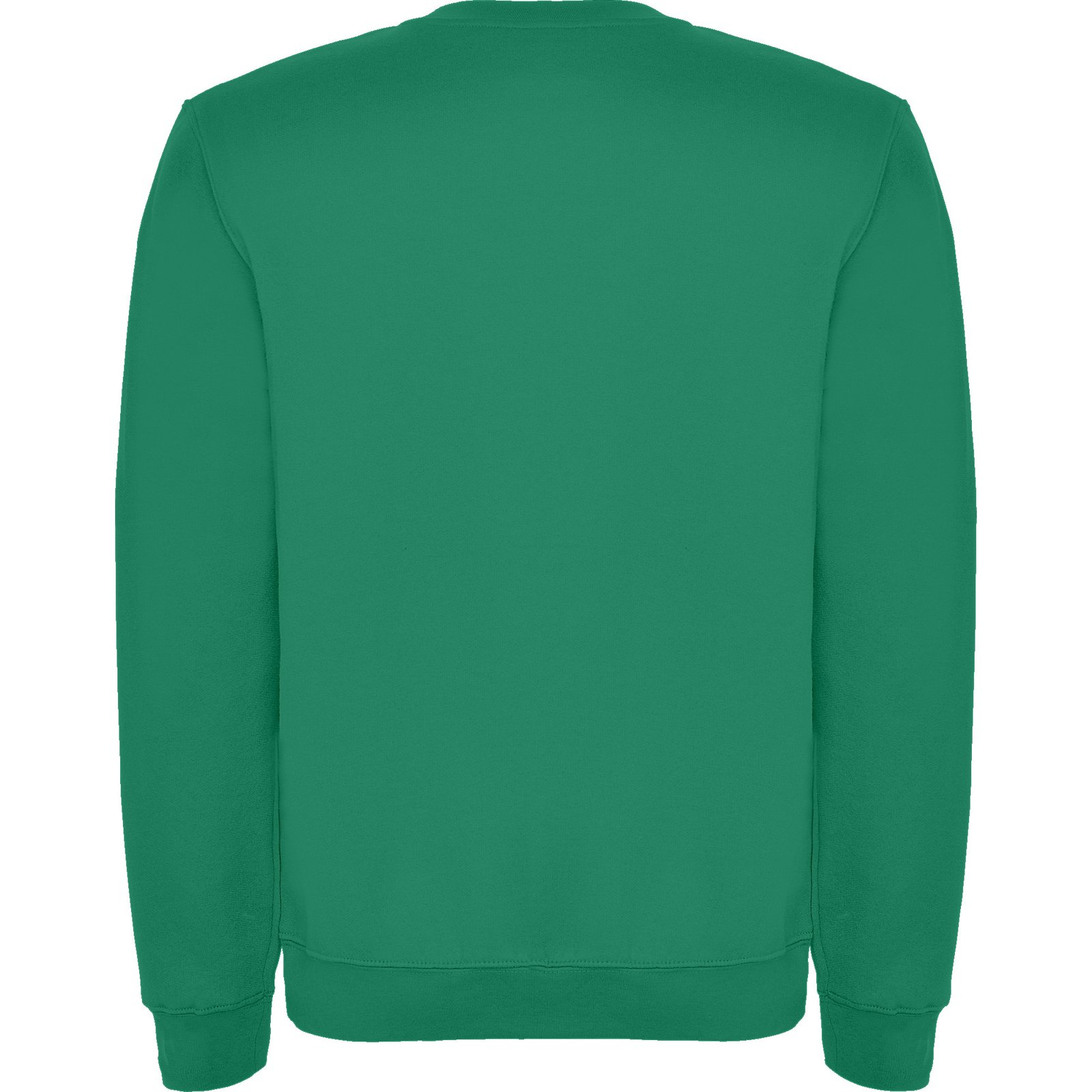 Sweat col rond – Vert kelly (dos)