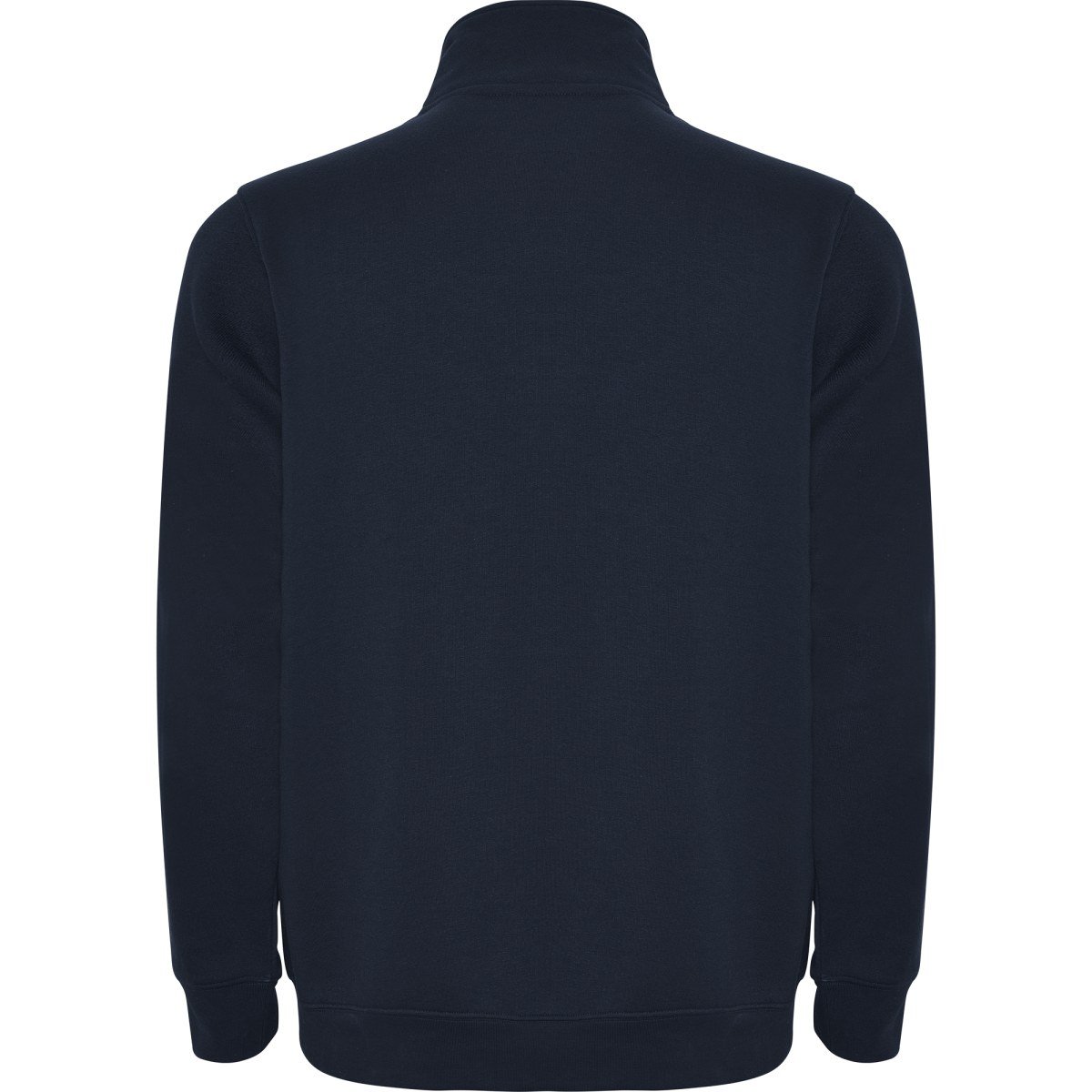 Sweat demi-zip col montant Aneto – Marine (dos)