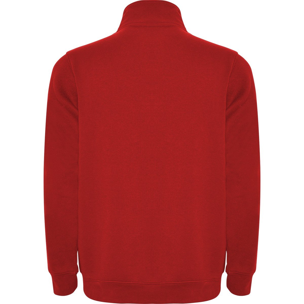 Sweat demi-zip col montant Aneto – Rouge (dos)
