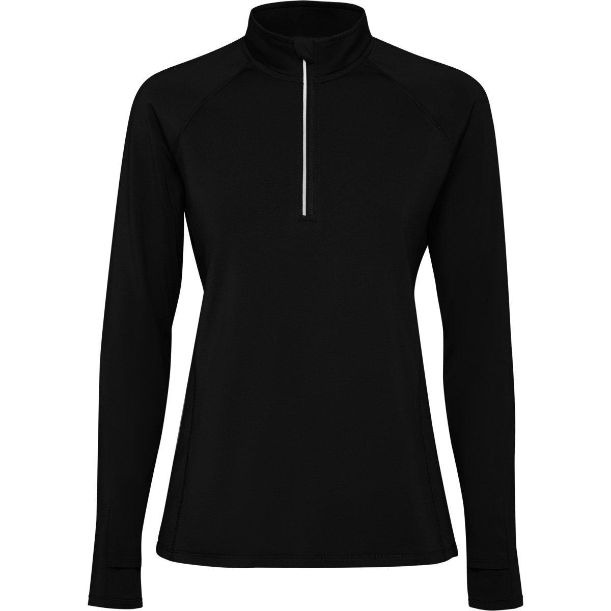 Sweat technique demi-zip Estambul femme – Noir