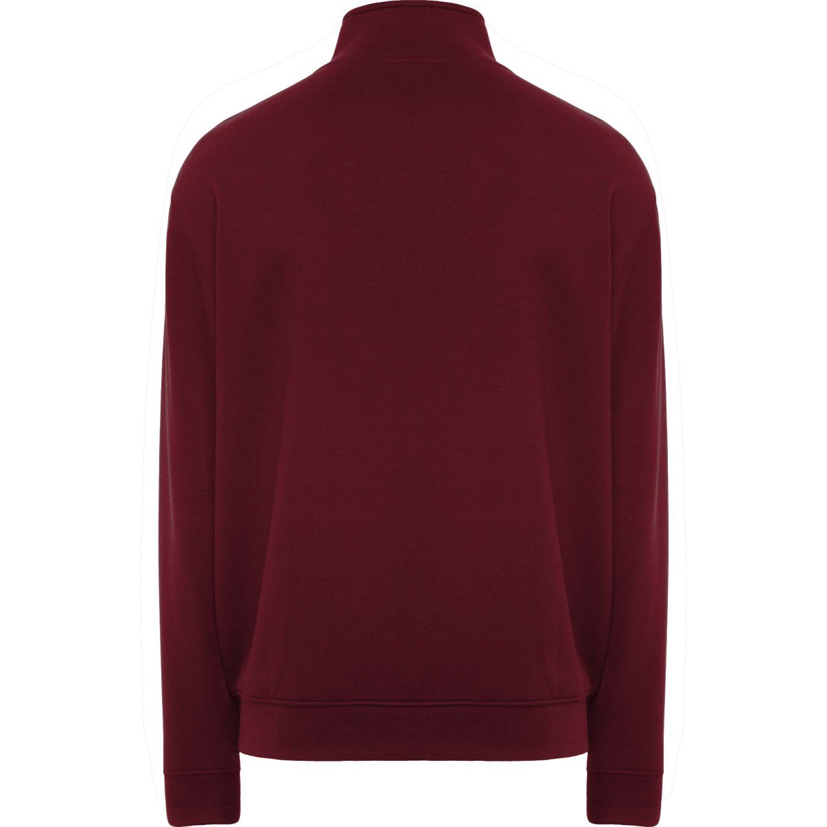 Sweat zippé col montant Ulan – Grenat (dos)