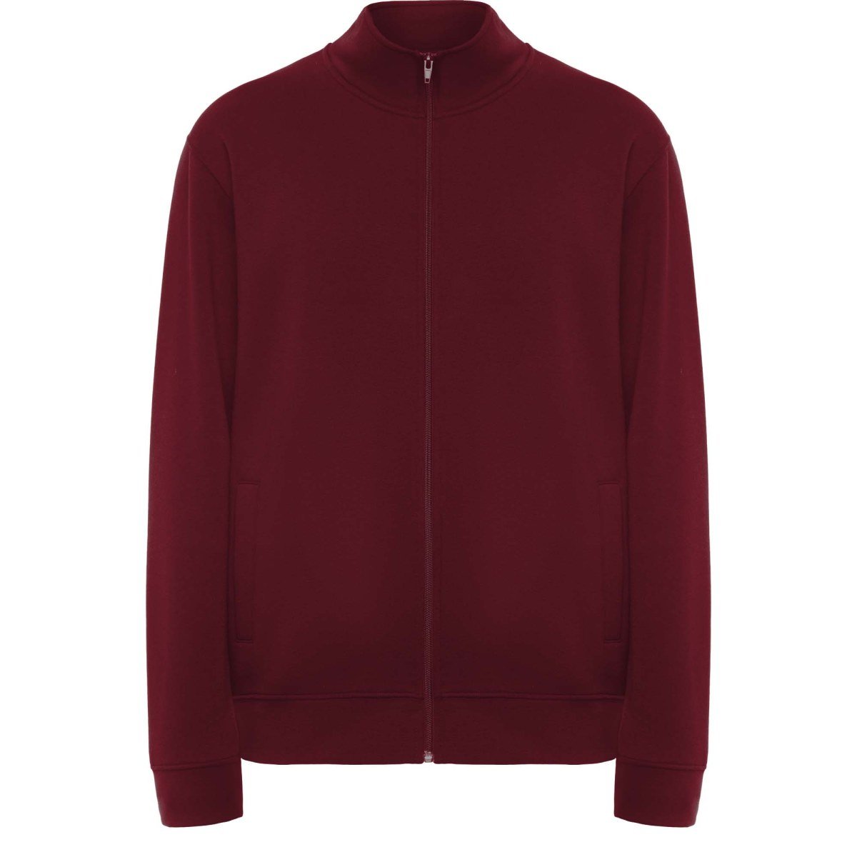 Sweat zippé col montant Ulan – Grenat