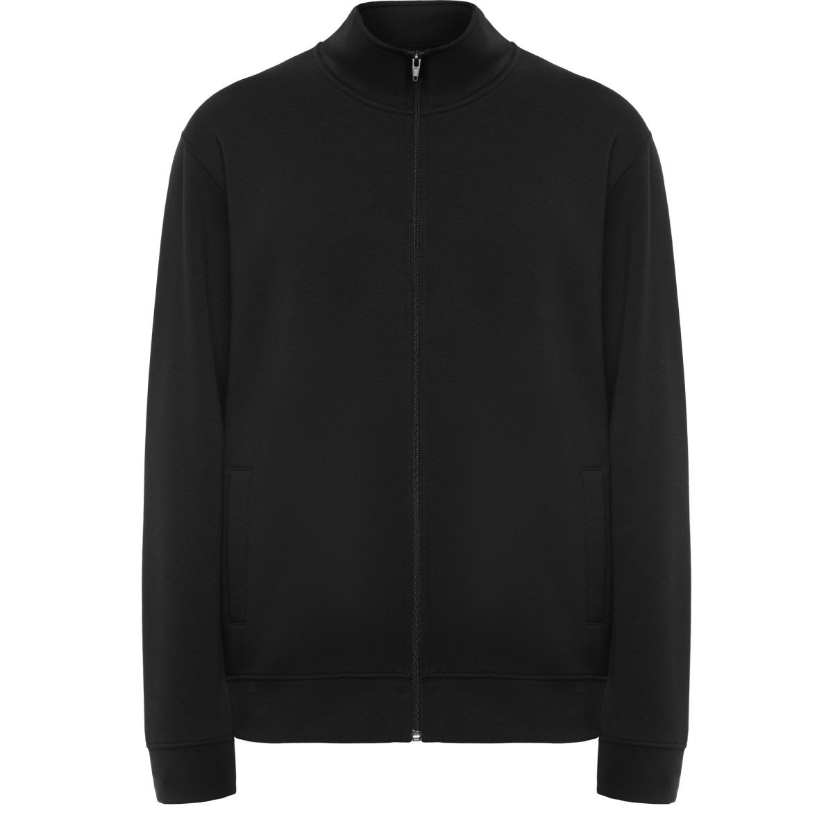 Sweat zippé col montant Ulan – Noir