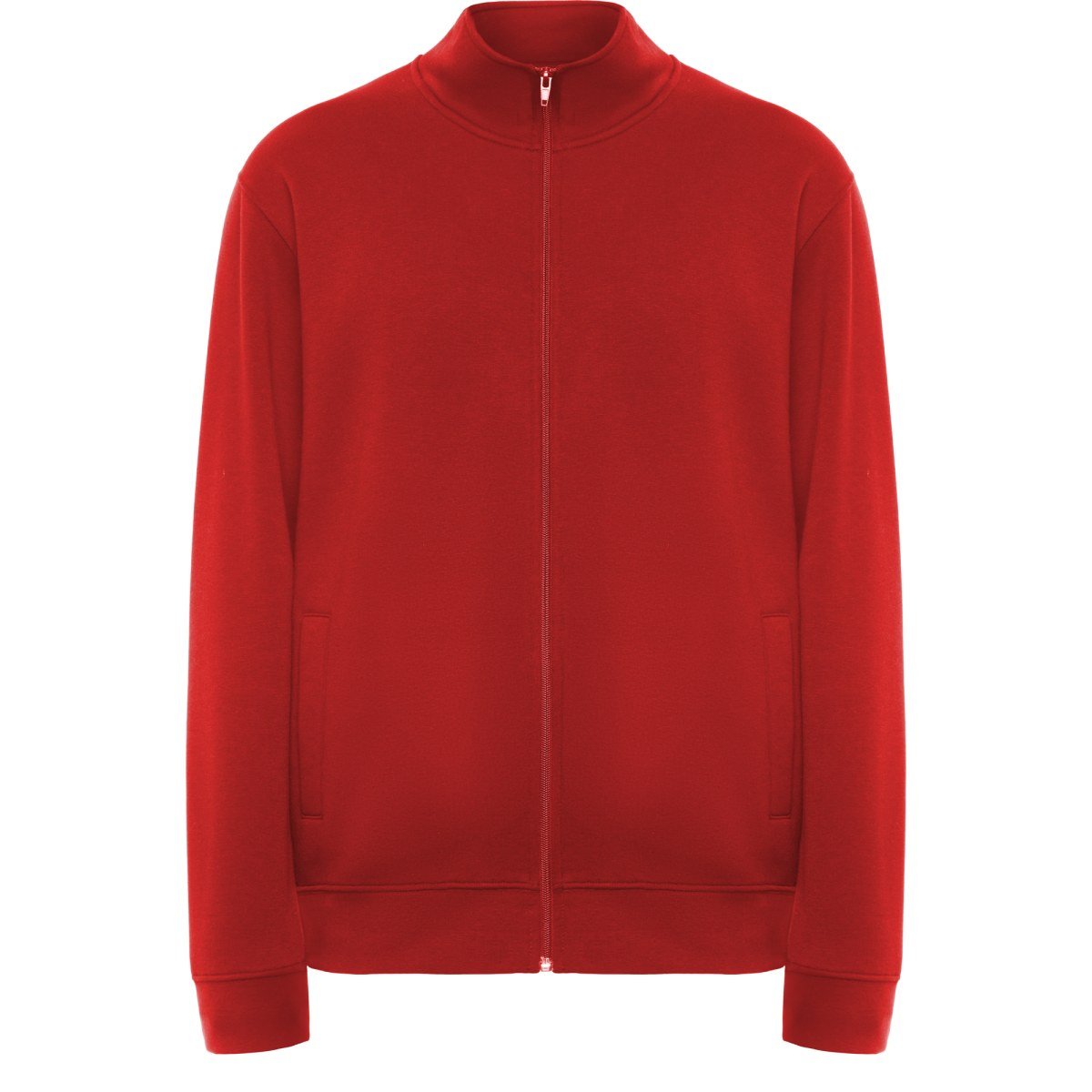 Sweat zippé col montant Ulan – Rouge