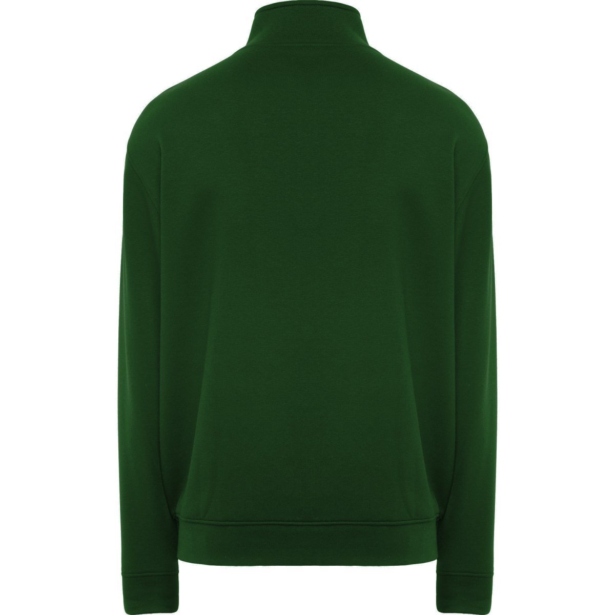 Sweat zippé col montant Ulan – Vert bouteille (dos)