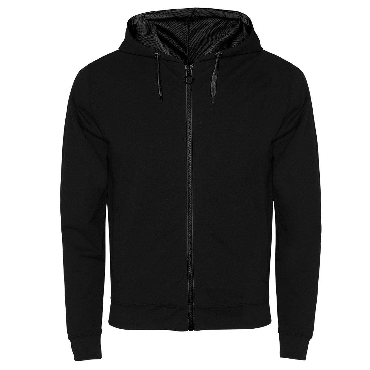 Sweat zippé contrasté