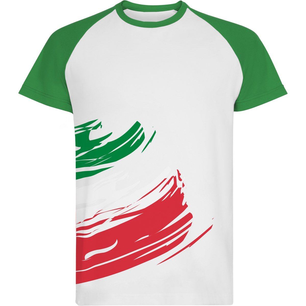T-shirt Forza col contrasté – Italie