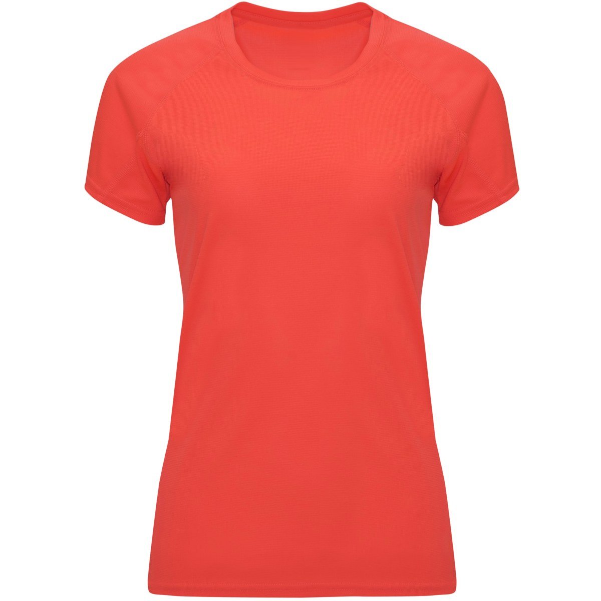 T-shirt technique Bahrain femme – Corail fluo