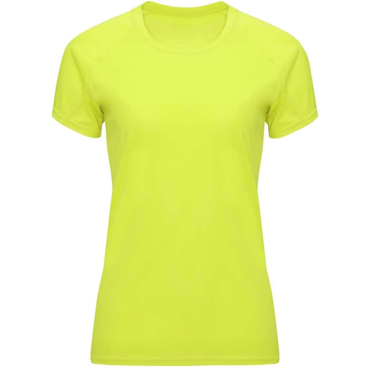 T-shirt technique Bahrain femme – Jaune fluo
