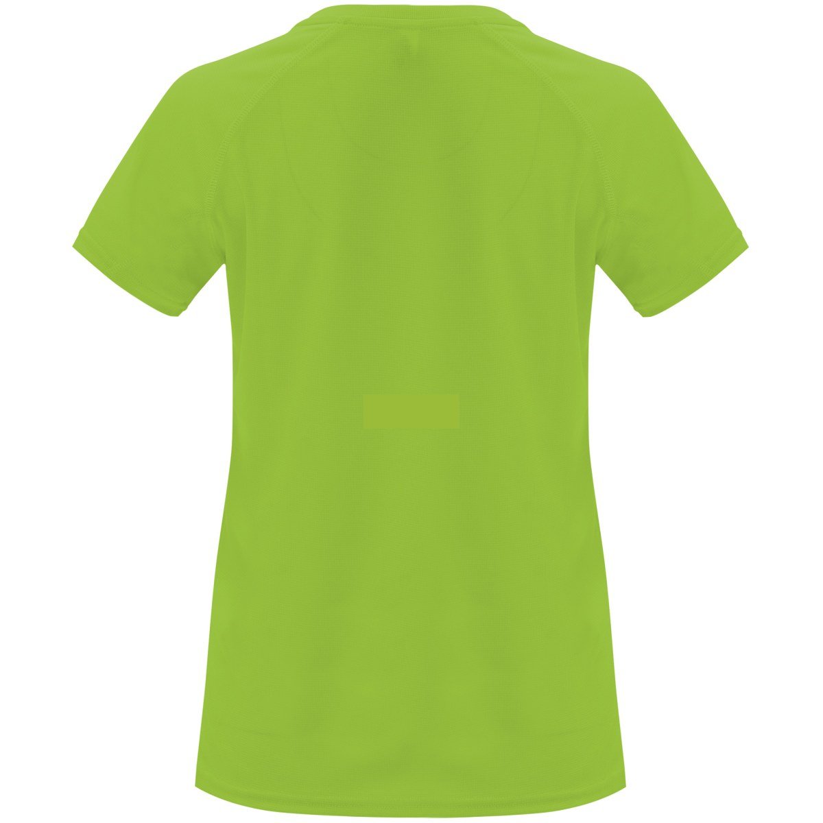 T-shirt technique Bahrain femme – Lime (dos)