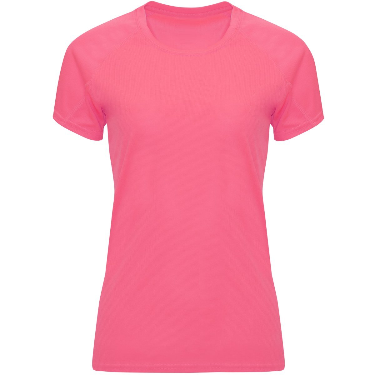 T-shirt technique Bahrain femme – Rose lady fluo