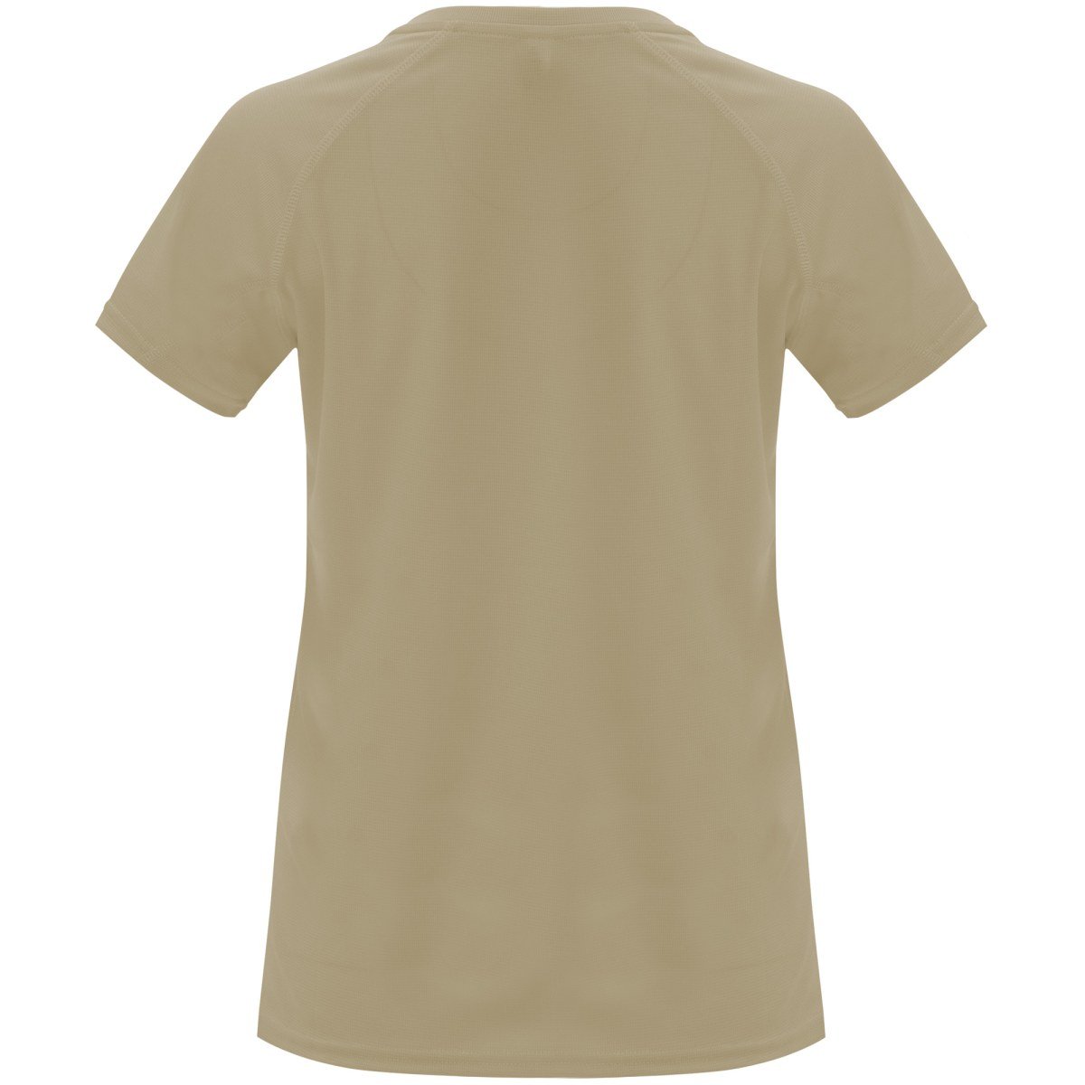 T-shirt technique Bahrain femme – Sable foncé (dos)