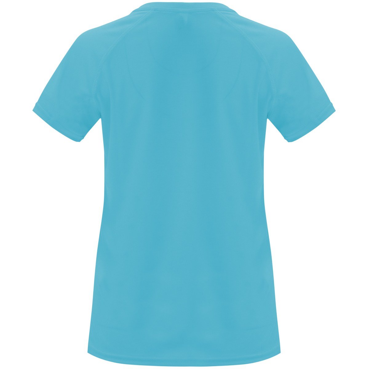 T-shirt technique Bahrain femme – Turquoise (dos)