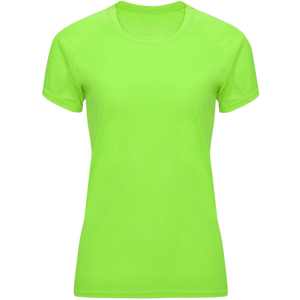 T-shirt technique Bahrain femme – Vert fluo