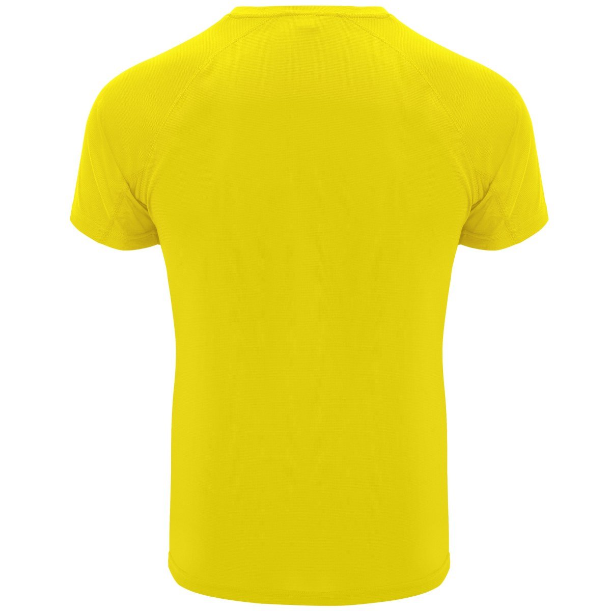 T-shirt technique Bahrain – Jaune (dos)