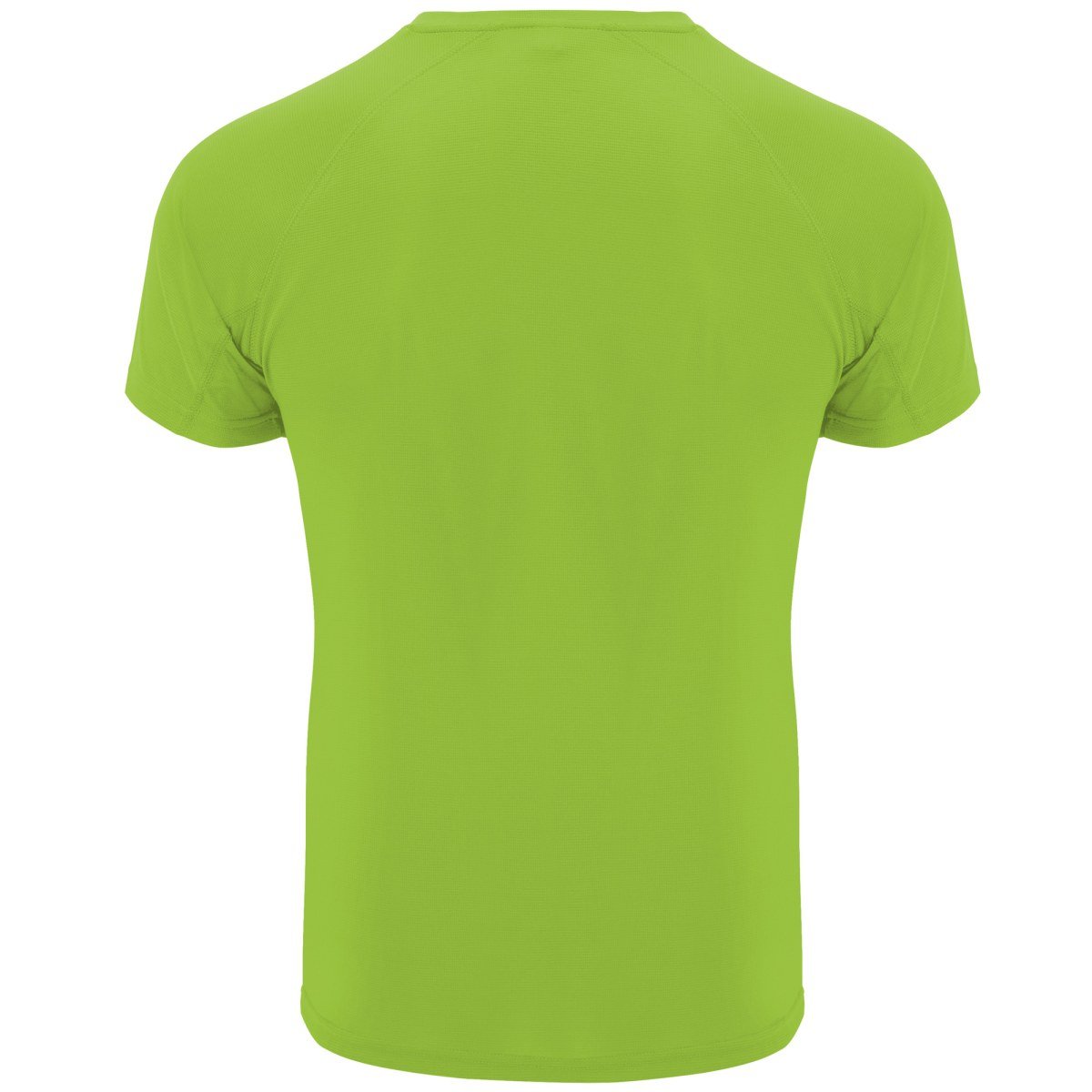 T-shirt technique Bahrain – Lime (dos)