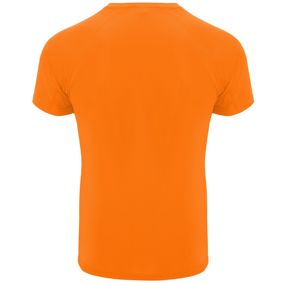 T-shirt technique Bahrain – Orange fluo (dos)