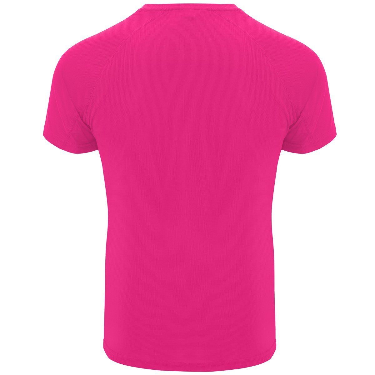 T-shirt technique Bahrain – Rose fluo (dos)