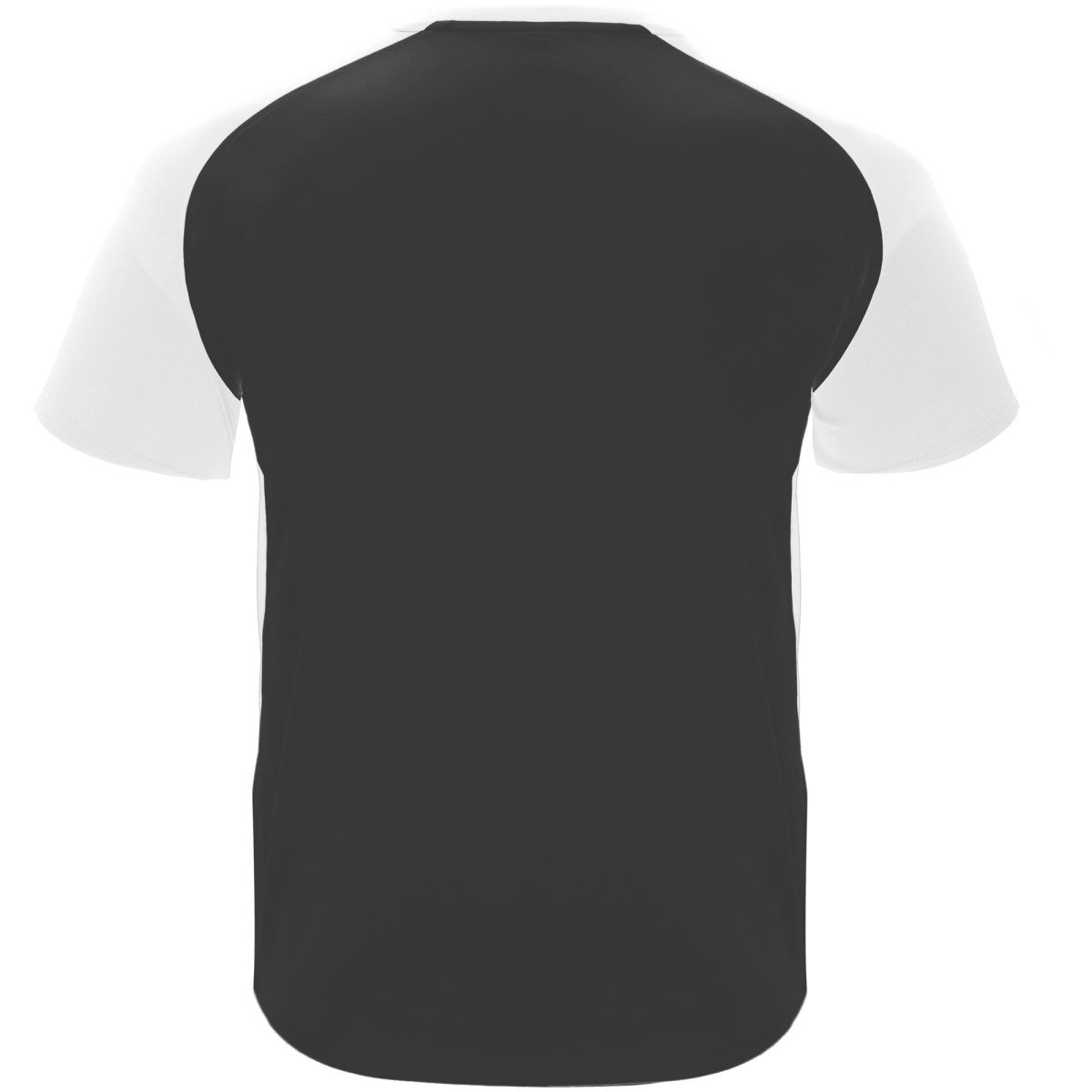 T-shirt technique bicolore Bugatti – Noir / blanc (dos)