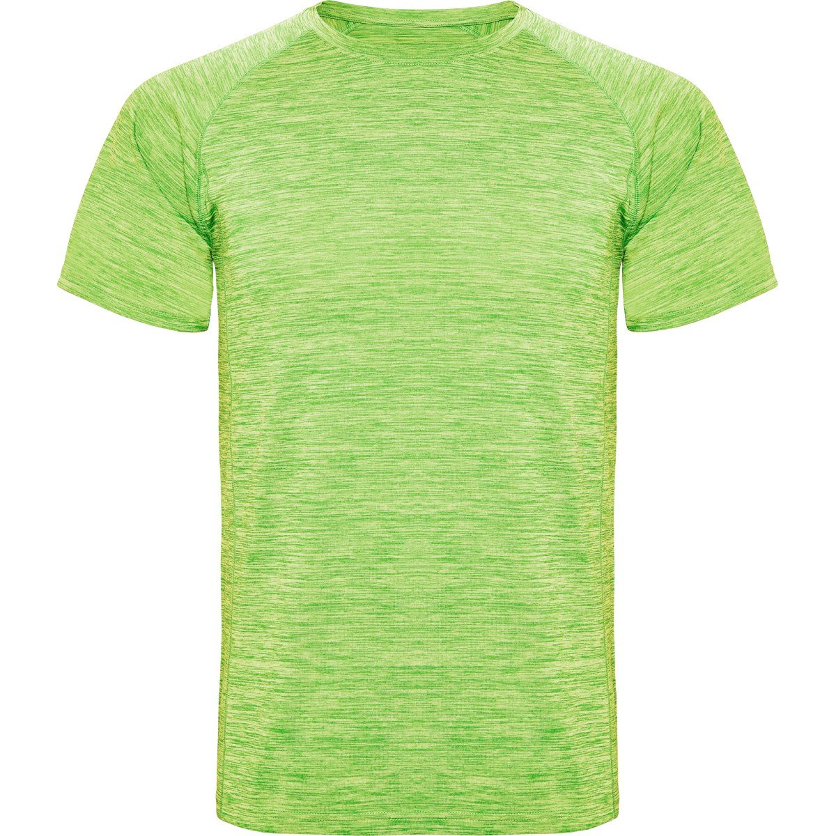 T-shirt technique chiné Austin – Lime chiné