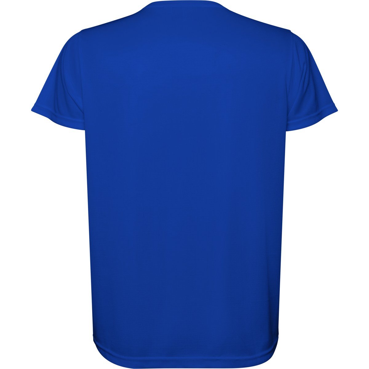 T-shirt technique Estoril – Bleu royal (dos)